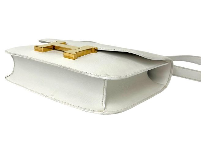 Hermès HERMES Vintage Constance 24 Mini Schultertasche in Weiß - Ansicht 8