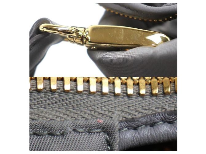 Prada Re-Nylon Padded Tote Shoulder Bag in Gray Brown - view 8