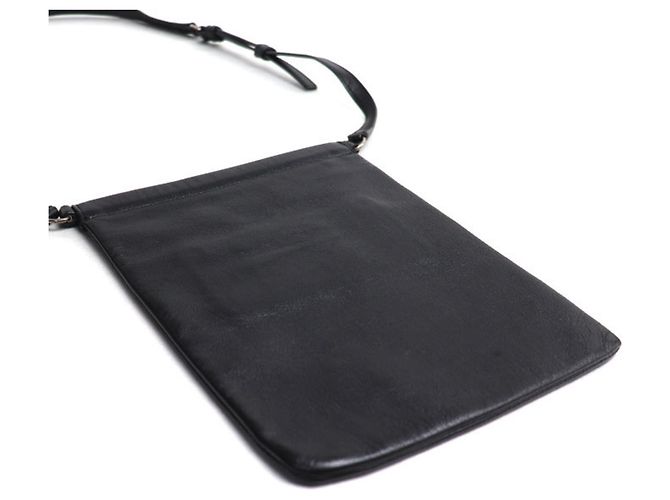 Autre Marque Borsa a tracolla Saint Laurent in pelle nera Nero - vista 2