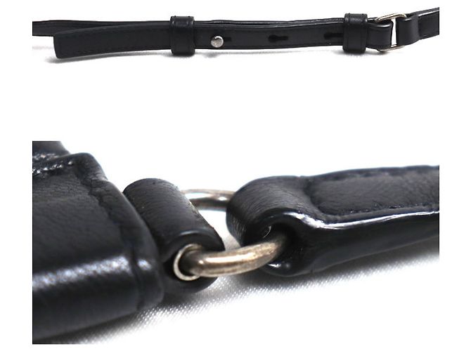 Autre Marque Borsa a tracolla Saint Laurent in pelle nera Nero - vista 4