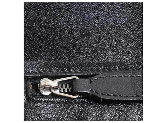 Autre Marque Borsa a tracolla Saint Laurent in pelle nera Nero - vista 6