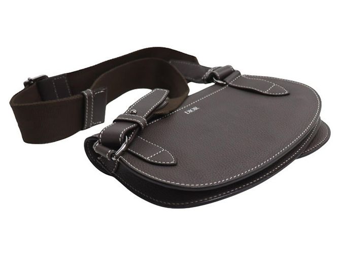 Christian Dior Saddle Body Bag in Brown/Gray Braun - Ansicht 3
