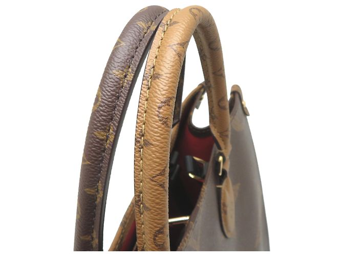 Louis Vuitton OnTheGo MM Shopper für Damen Braun Rot - Ansicht 5