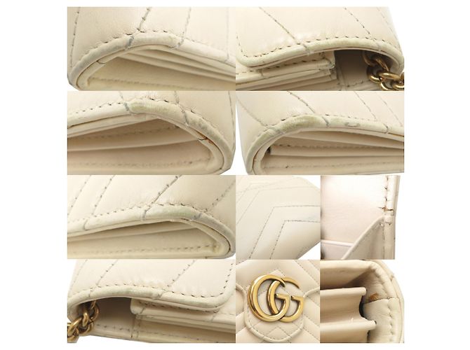 Bolsa de Ombro Feminina Gucci Shane Wallet Branco - vista 10