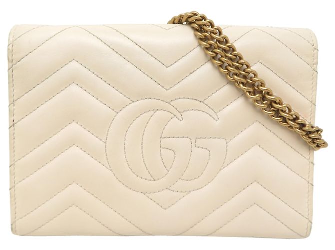 Bolsa de Ombro Feminina Gucci Shane Wallet Branco - vista 2
