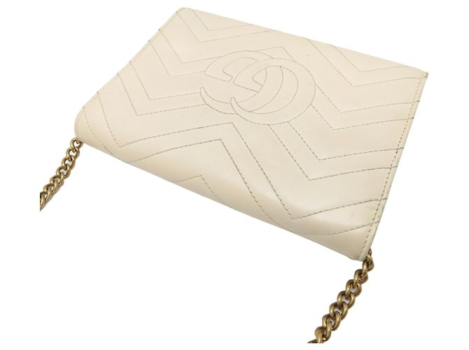 Bolsa de Ombro Feminina Gucci Shane Wallet Branco - vista 4