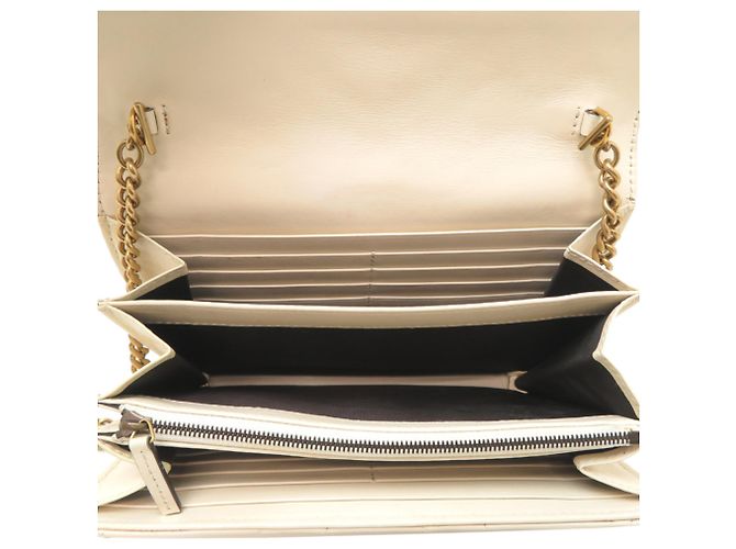 Bolsa de Ombro Feminina Gucci Shane Wallet Branco - vista 6