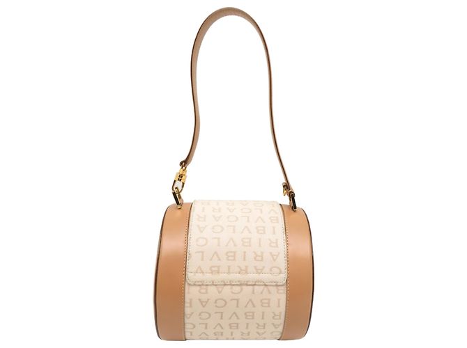 Bulgari Bolso Bvlgari B.zero1 Logomania en Beige - vista 2