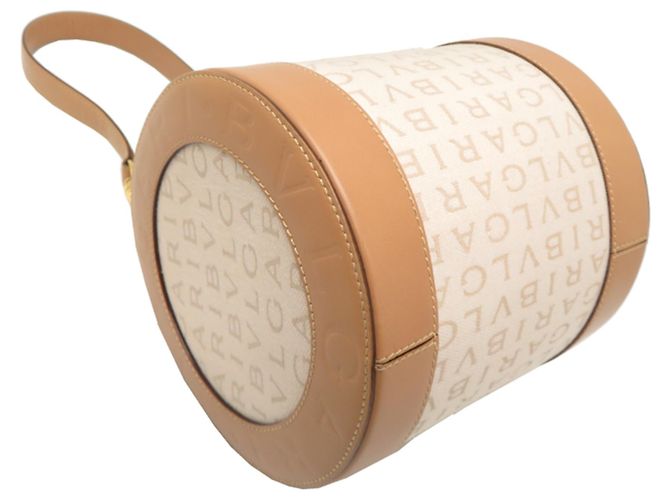 Bulgari Bolso Bvlgari B.zero1 Logomania en Beige - vista 3