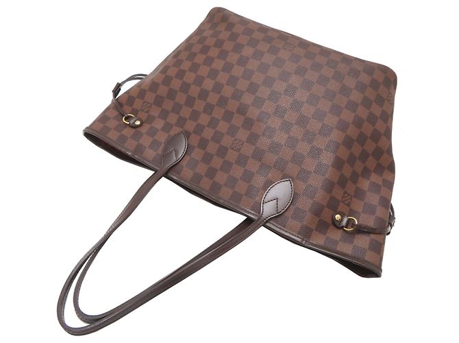 Bolso Tote Louis Vuitton Neverfull MM N51105 Castaño - vista 4