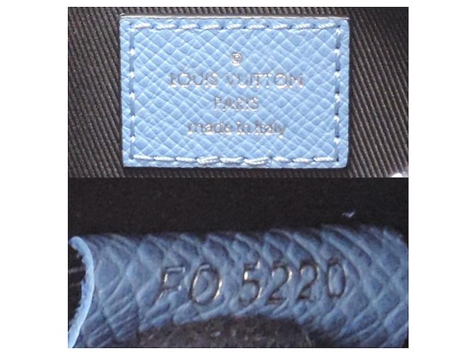 Borsa a tracolla Louis Vuitton Outdoor Messenger PM Blu chiaro - vista 8