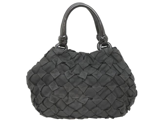 Saco Tote em nylon Prada Tessuto para mulher, Black Preto - vista 2