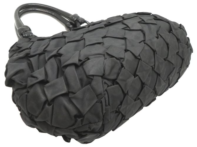 Saco Tote em nylon Prada Tessuto para mulher, Black Preto - vista 3