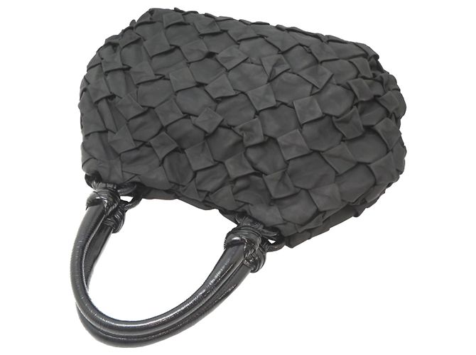 Saco Tote em nylon Prada Tessuto para mulher, Black Preto - vista 4