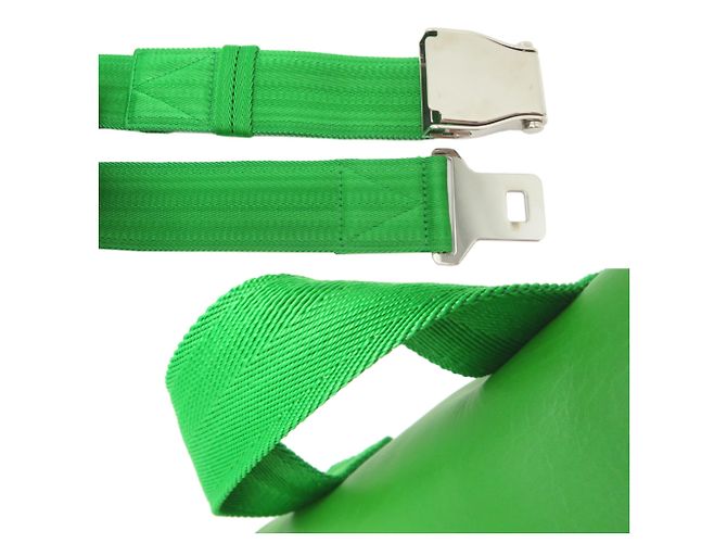 Borsa Boston Bottega Veneta in pelle verde - vista 5