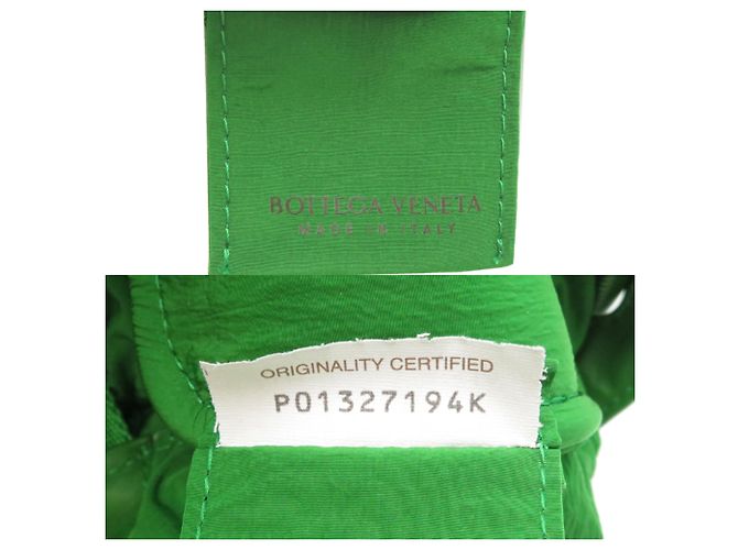 Borsa Boston Bottega Veneta in pelle verde - vista 7