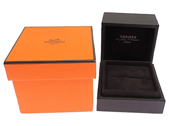 Hermès Hermes Ehering aus 18K Weißgold mit Diamanten - Ansicht 8