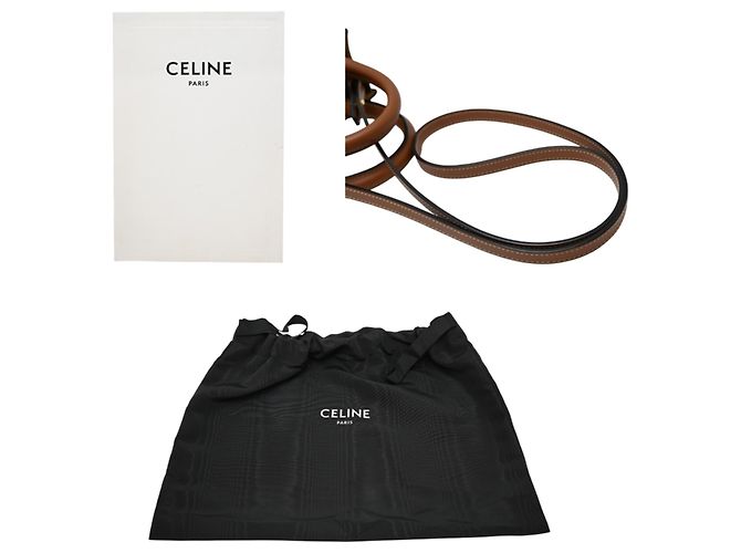 Céline Celine Mini Vertical Cabas Women's Tote Bag Brown - view 10