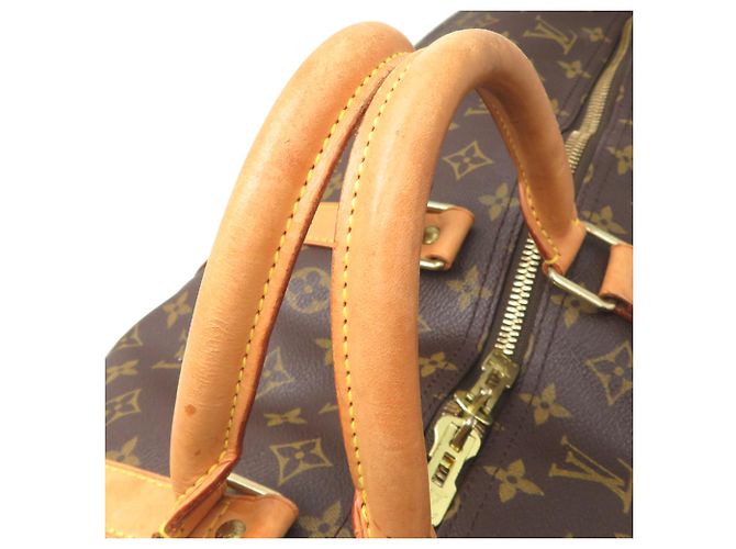 Louis Vuitton Keepall Bandoulière 60 Boston Bag Castaño - vista 5