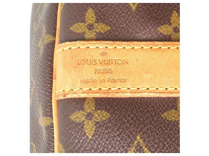 Louis Vuitton Keepall Bandoulière 60 Boston Bag Castaño - vista 7