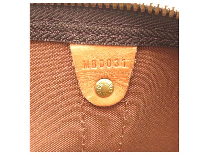Louis Vuitton Keepall Bandoulière 60 Boston Bag Castaño - vista 8