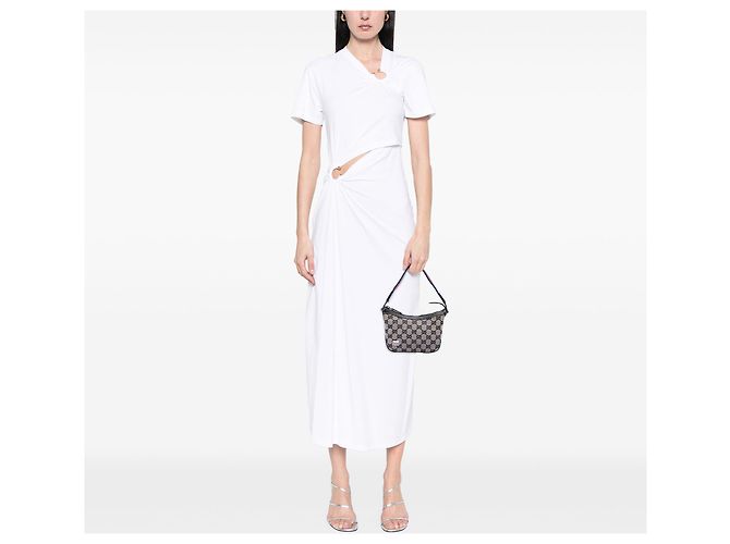 Bolsa Gucci Beige Mini GG Canvas Web Pop Bege - vista 6