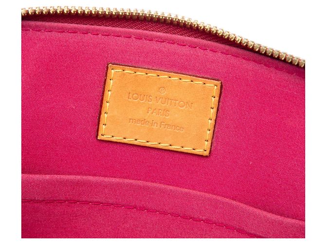 Louis Vuitton Red Monogram Vernis Alma BB Rosso - vista 5