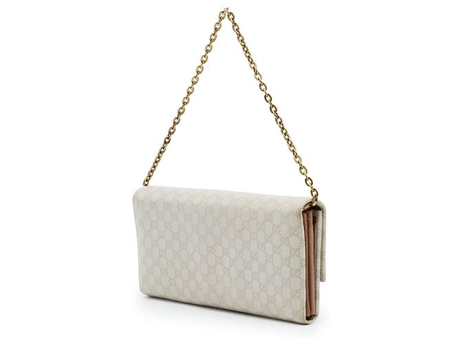 Gucci Brown Microguccissima Dice Geldbörse mit Kette Braun - Ansicht 2