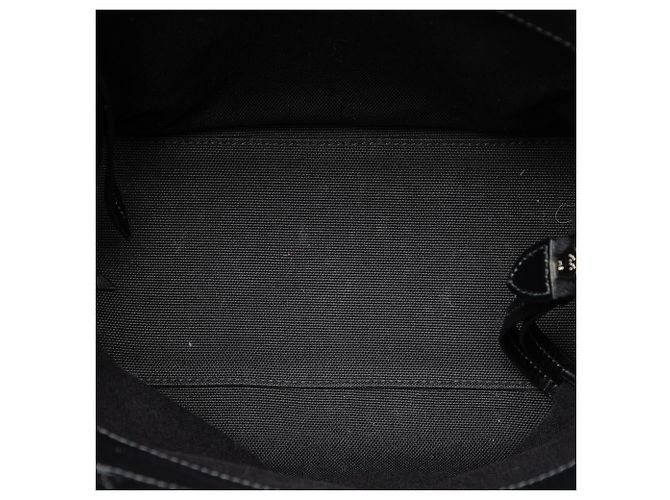 Sac Satchel Prada Orange Canvas Ouverture - vue 4