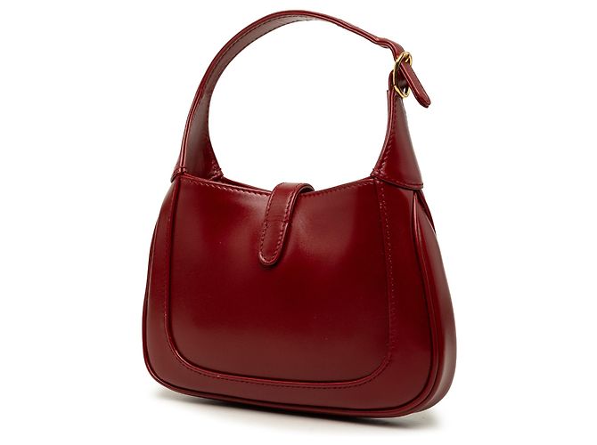 Gucci Mini Borsa a tracolla Jackie 1961 in pelle di vitello rossa Rosso - vista 2