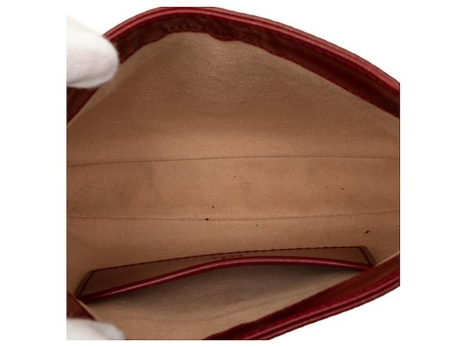 Gucci Mini Borsa a tracolla Jackie 1961 in pelle di vitello rossa Rosso - vista 4