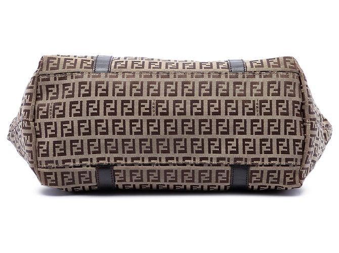 Fendi Beige Zucchino Canvas Superstar Tote - Ansicht 3