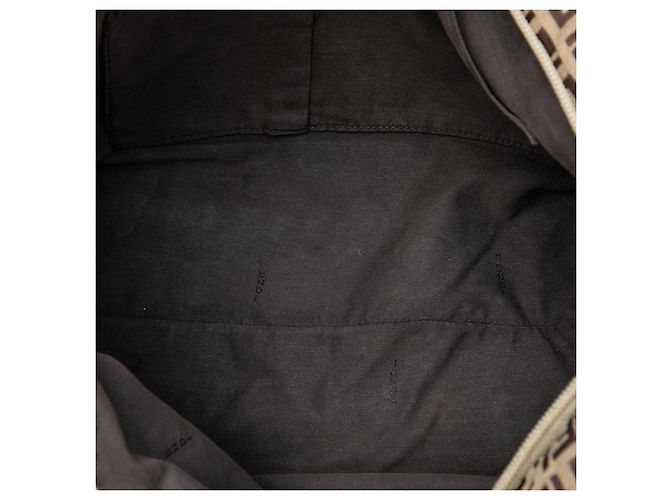 Fendi Beige Zucchino Canvas Superstar Tote - Ansicht 4
