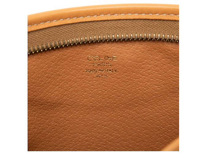 Céline Clutch Celine Brown Macadam Coated Canvas Marrom - vista 5