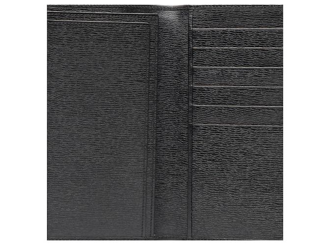 Cartera larga bifold Gucci de piel de becerro negra Negro - vista 4