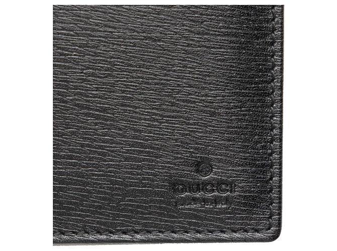 Cartera larga bifold Gucci de piel de becerro negra Negro - vista 5