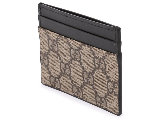 Tarjetero Gucci Beige GG Supreme - vista 2
