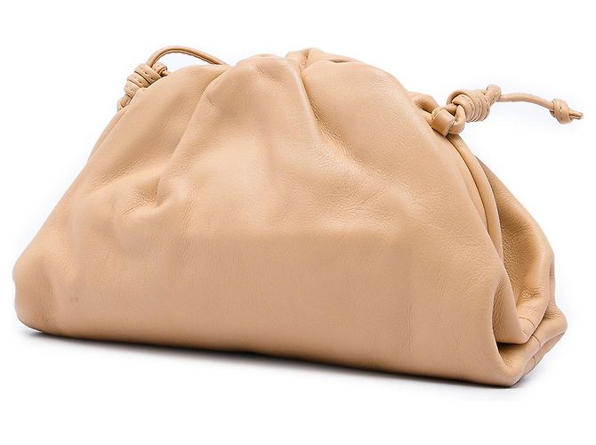 Bottega Veneta The Mini Pouch Crossbody in nappa marrone Marrone chiaro - vista 2