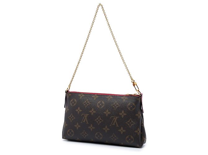 Clutch Pallas Monogram marrón Louis Vuitton Castaño - vista 2