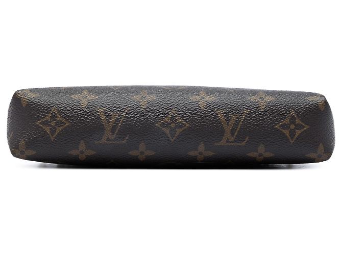 Clutch Pallas Monogram marrón Louis Vuitton Castaño - vista 3