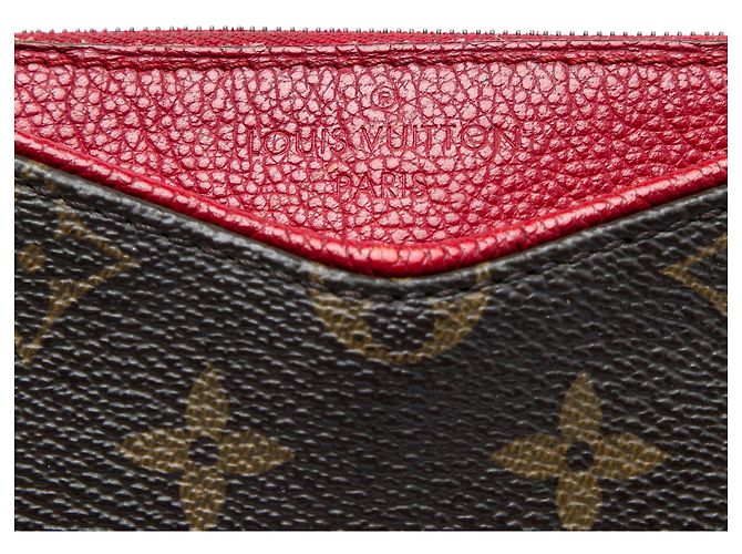 Clutch Pallas Monogram marrón Louis Vuitton Castaño - vista 5