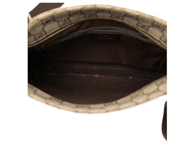 Borsa a tracolla Gucci Beige GG Supreme - vista 4