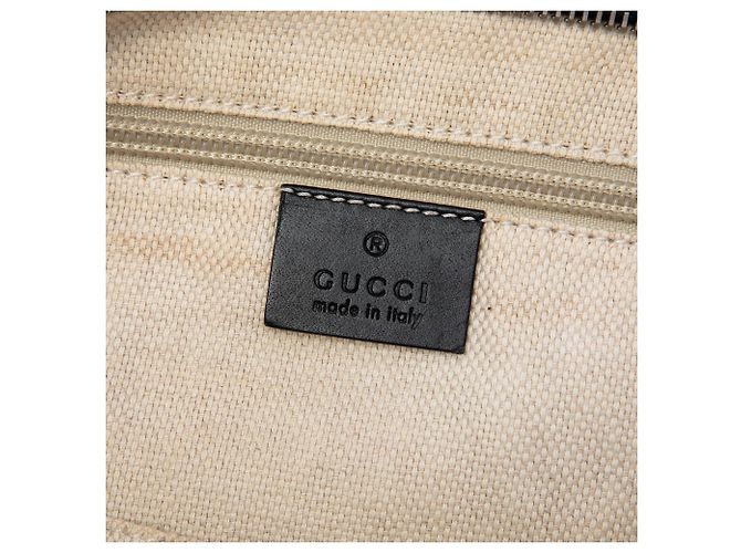 Borsa a tracolla Gucci in tela GG nera con Web Nero - vista 5