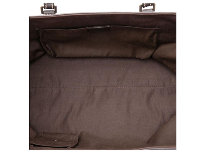 Borsa Tote Gucci Brown GG Canvas Trophy Marrone - vista 4