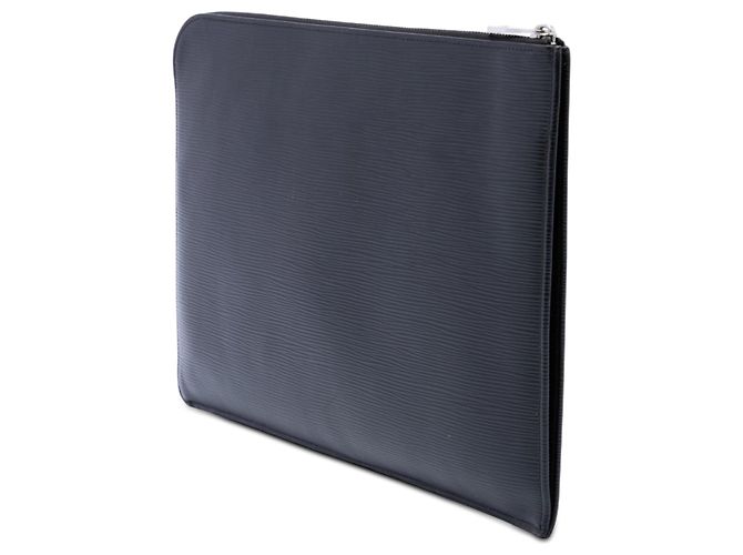 Louis Vuitton Black Epi Pochette Jour GM Negro - vista 2