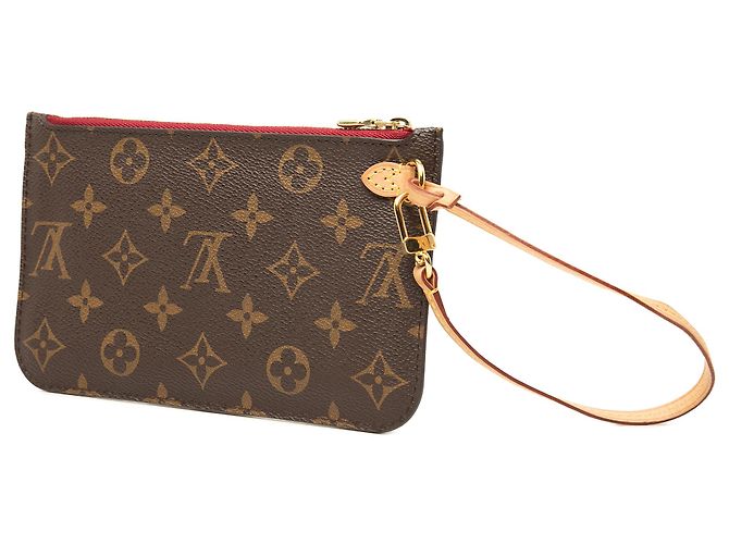 Bolsa Louis Vuitton Brown Monogram Neverfull PM Marrom - vista 2