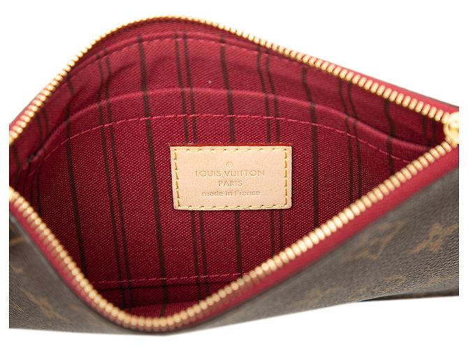Bolsa Louis Vuitton Brown Monogram Neverfull PM Marrom - vista 5