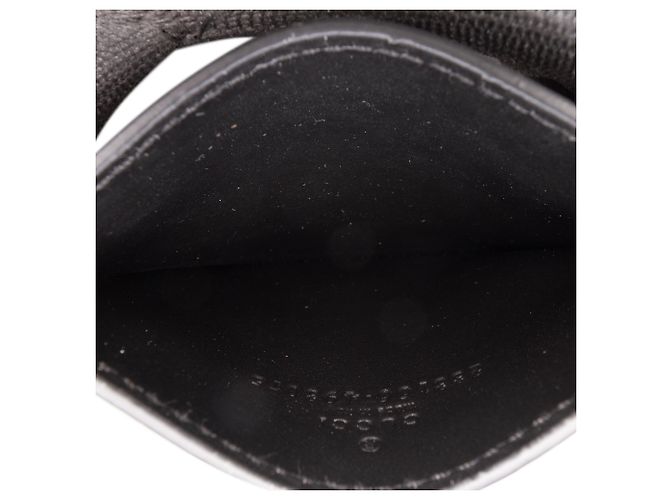 Gucci Black Guccissima Kartenetui Schwarz - Ansicht 4