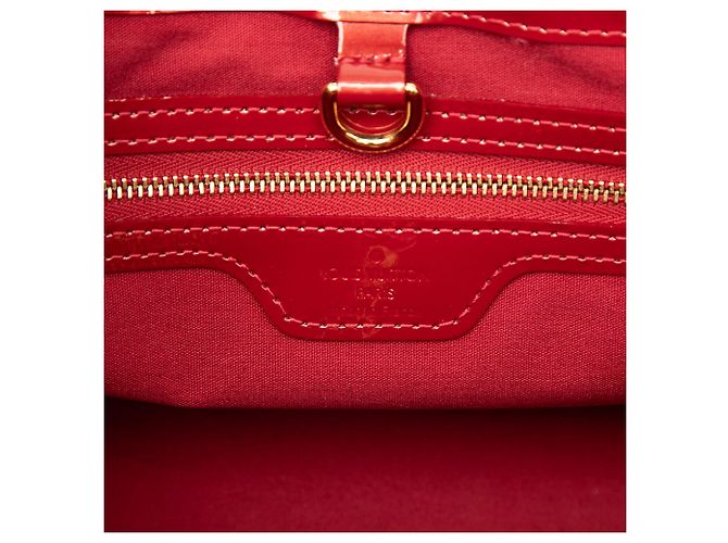 Louis Vuitton Red Monogram Vernis Wilshire PM Rouge - vue 5
