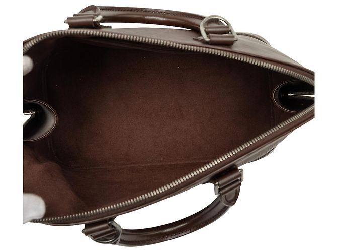 Louis Vuitton Brown Epi Alma PM Braun Dunkelbraun - Ansicht 4